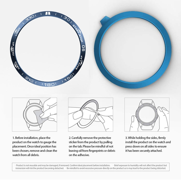 For Garmin Fenix 5 Smart Watch Steel Bezel Ring, B Version