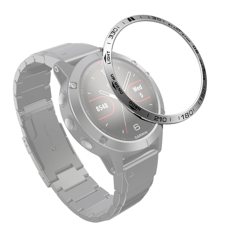 For Garmin Fenix 5 Smart Watch Steel Bezel Ring, B Version