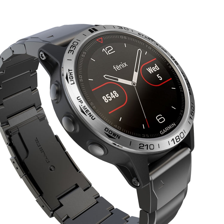 For Garmin Fenix 5 Smart Watch Steel Bezel Ring, B Version