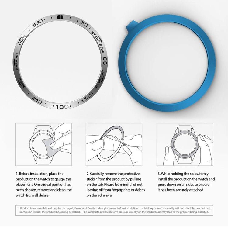 For Garmin Fenix 5 Smart Watch Steel Bezel Ring, B Version