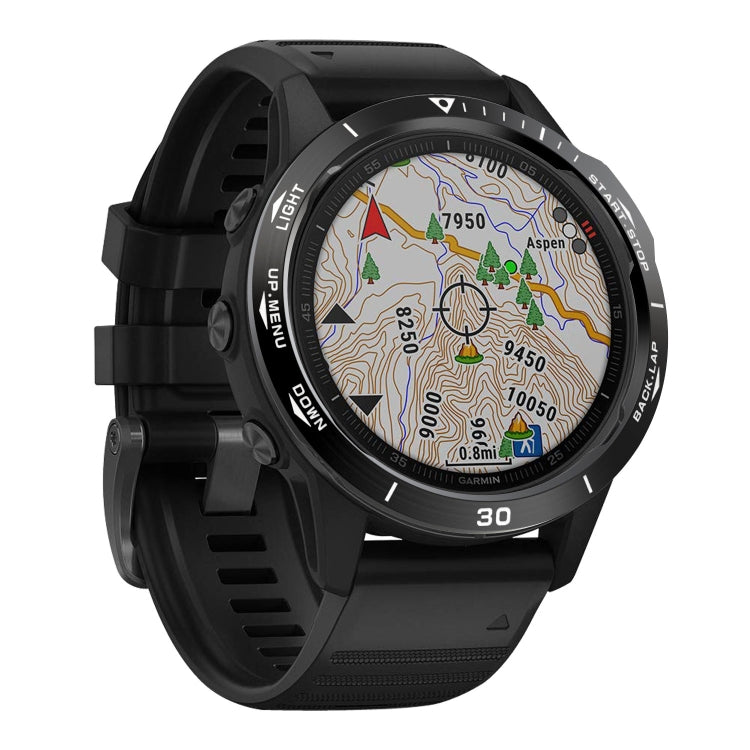 For Garmin Fenix 6X/6X Pro/6X Sapphire Smart Watch Steel Bezel Ring, B Version