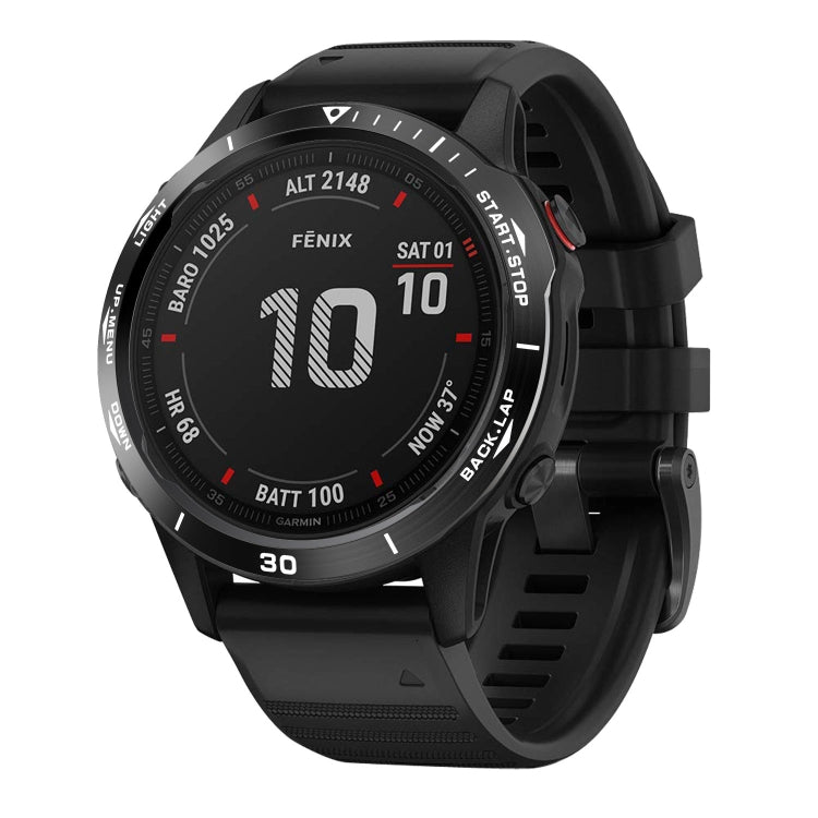 For Garmin Fenix 6X/6X Pro/6X Sapphire Smart Watch Steel Bezel Ring, B Version