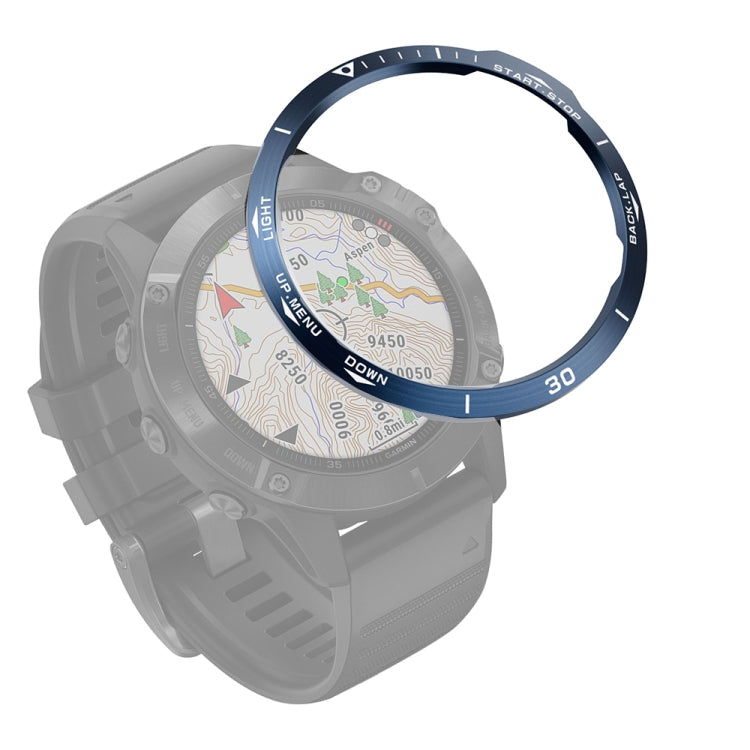 For Garmin Fenix 6X/6X Pro/6X Sapphire Smart Watch Steel Bezel Ring, B Version