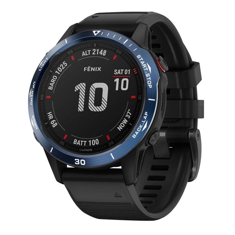 For Garmin Fenix 6X/6X Pro/6X Sapphire Smart Watch Steel Bezel Ring, B Version