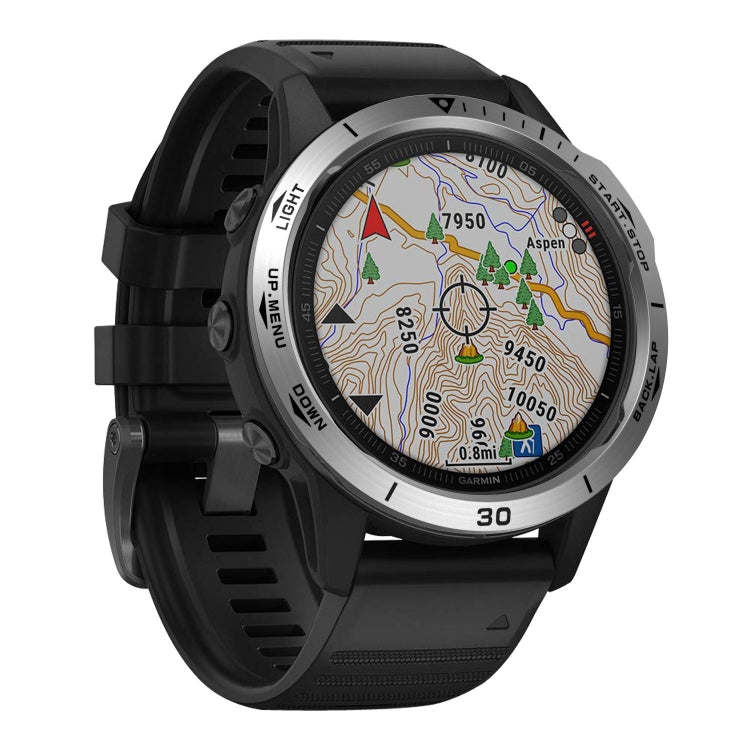 For Garmin Fenix 6X/6X Pro/6X Sapphire Smart Watch Steel Bezel Ring, B Version