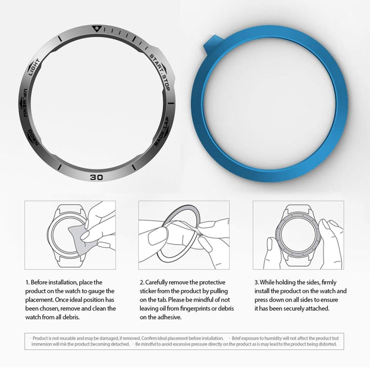 For Garmin Fenix 6X/6X Pro/6X Sapphire Smart Watch Steel Bezel Ring, B Version