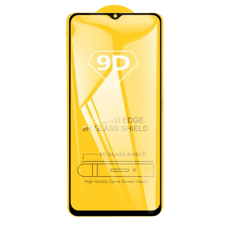 For OPPO A16 / A16S 25 PCS 9D Full Glue Full Screen Tempered Glass Film
