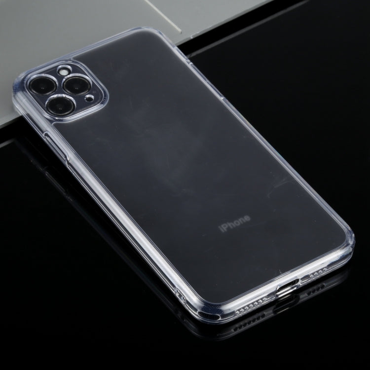 For iPhone 11 Pro Frosted Stepless Fine Hole Glass Protective Case