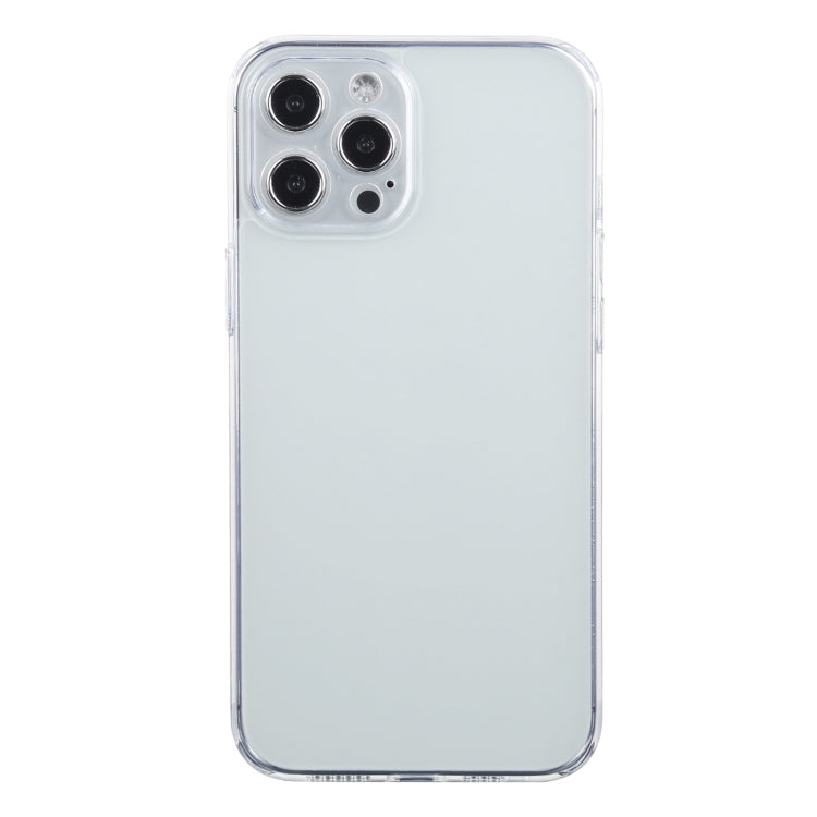 For iPhone 12 Pro Max Frosted Stepless Fine Hole Glass Protective Case