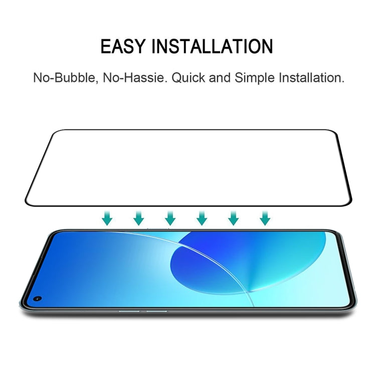 For OPPO Reno6 4G / Reno6 Z 25 PCS Full Glue Full Cover Screen Protector Tempered Glass Film