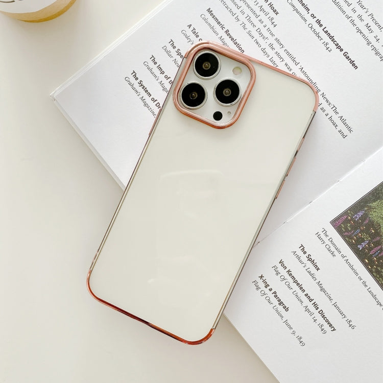 For iPhone 13 Three Sections Electroplating TPU Protective Case