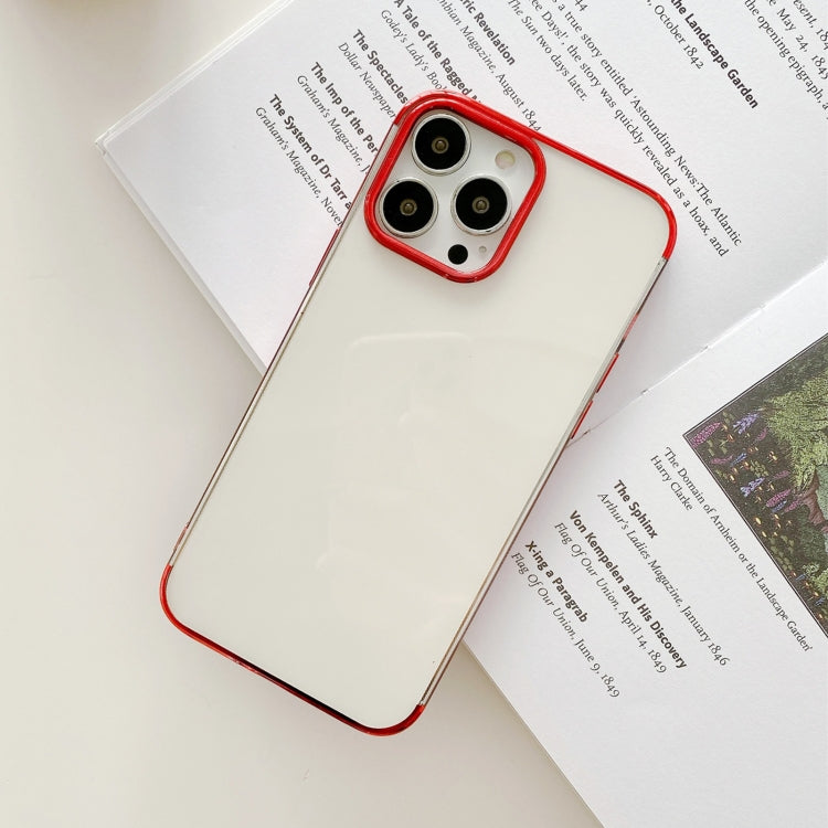For iPhone 13 Three Sections Electroplating TPU Protective Case