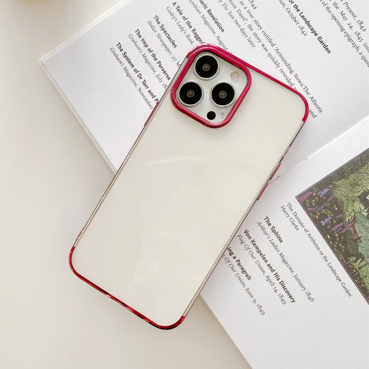 For iPhone 13 Three Sections Electroplating TPU Protective Case