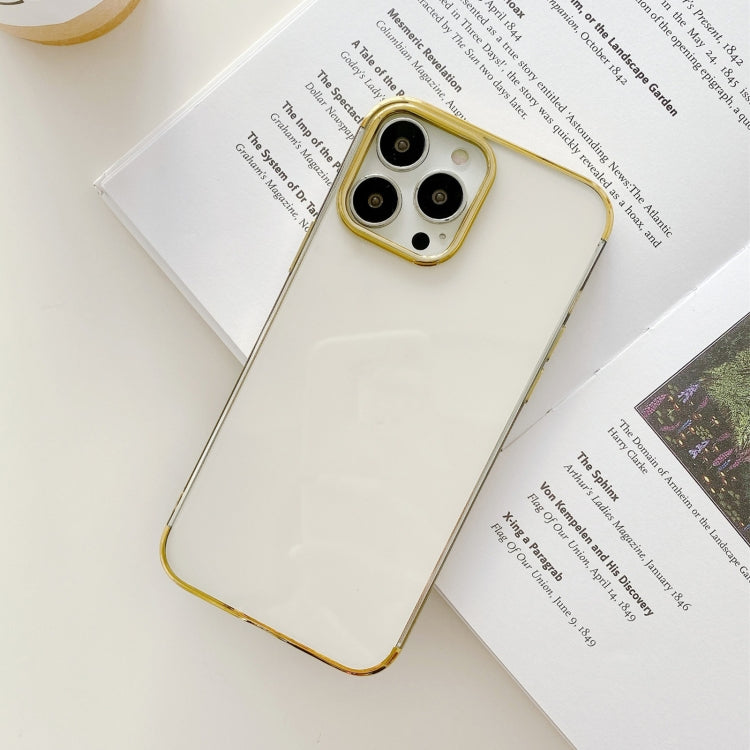 For iPhone 13 Pro Three Sections Electroplating TPU Protective Case