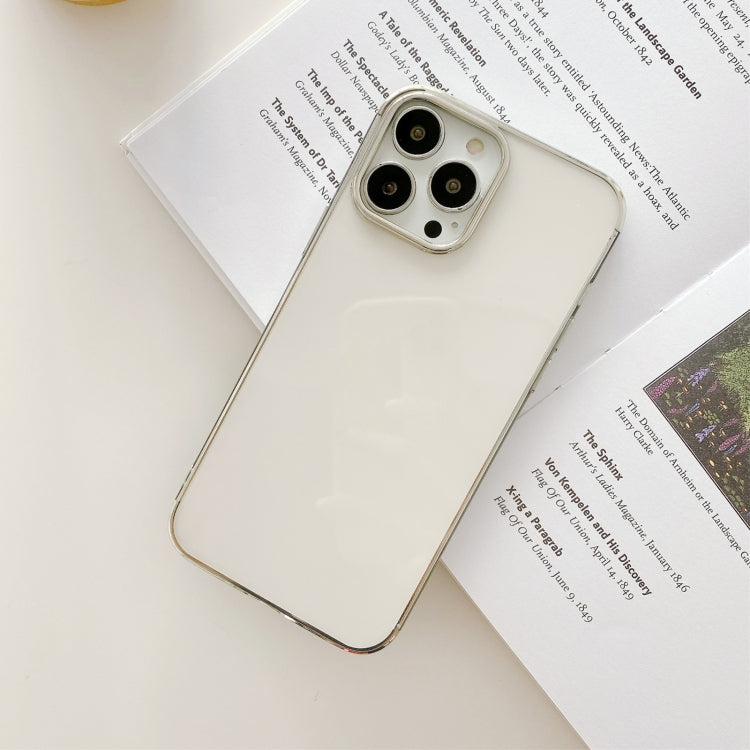 For iPhone 13 Pro Max Three Sections Electroplating TPU Protective Case