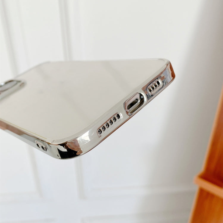For iPhone 13 Pro Max Three Sections Electroplating TPU Protective Case