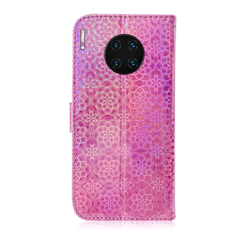 For Huawei Mate 30 Pro / 5G Solid Color Colorful Magnetic Buckle Horizontal Flip PU Leather Case with Holder & Card Slots & Wallet & Lanyard