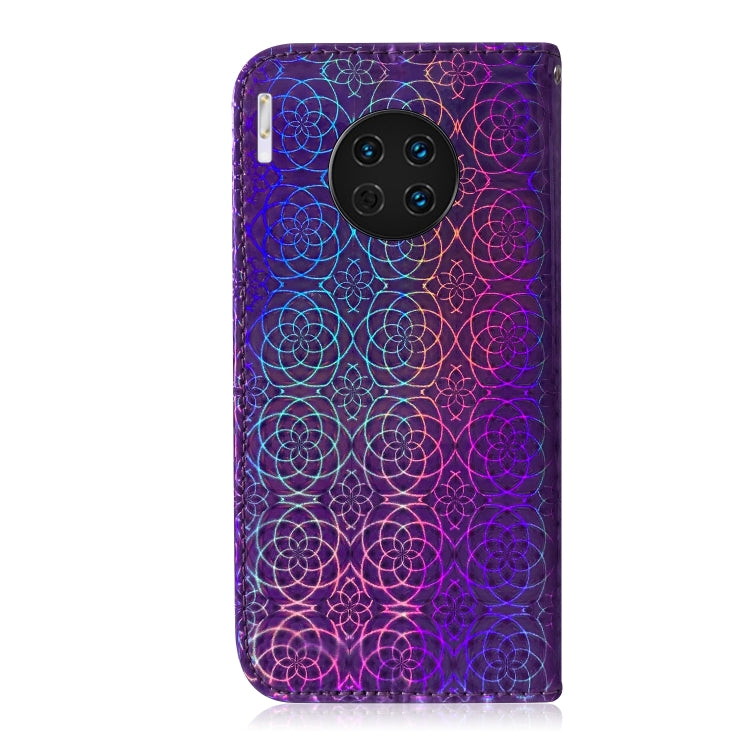 For Huawei Mate 30 / 5G Solid Color Colorful Magnetic Buckle Horizontal Flip PU Leather Case with Holder & Card Slots & Wallet & Lanyard