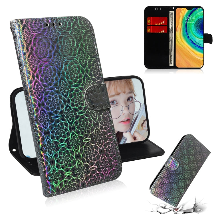 For Huawei Mate 30 / 5G Solid Color Colorful Magnetic Buckle Horizontal Flip PU Leather Case with Holder & Card Slots & Wallet & Lanyard