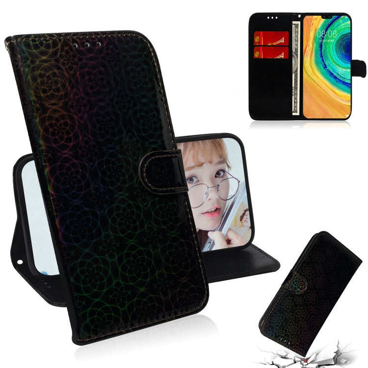 For Huawei Mate 30 / 5G Solid Color Colorful Magnetic Buckle Horizontal Flip PU Leather Case with Holder & Card Slots & Wallet & Lanyard