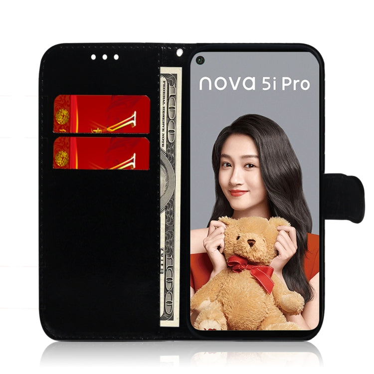 For Huawei Nova 5i Pro/Mate 30 Lite Solid Color Colorful Magnetic Buckle Horizontal Flip PU Leather Case with Holder & Card Slots & Wallet & Lanyard