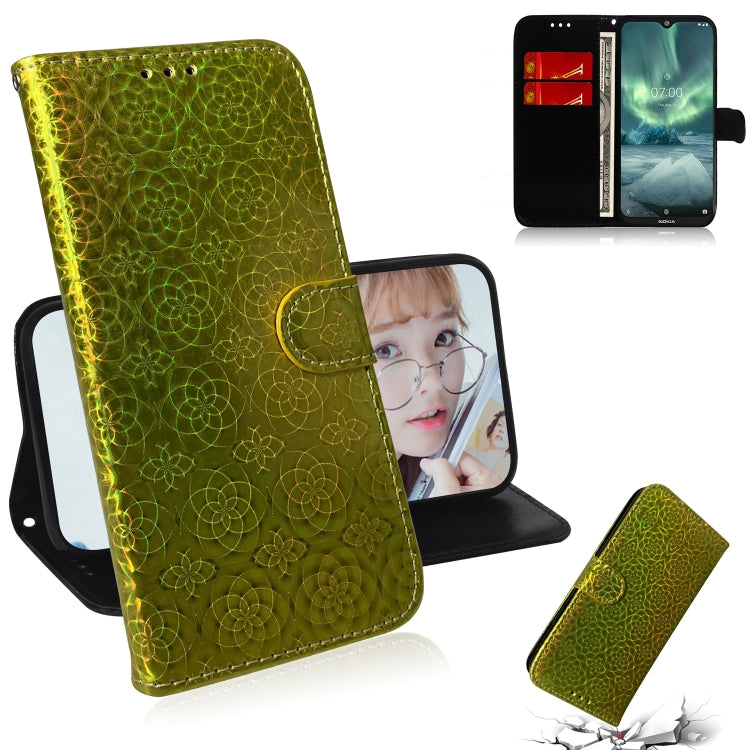For Nokia 7.2 Solid Color Colorful Magnetic Buckle Horizontal Flip PU Leather Case with Holder & Card Slots & Wallet & Lanyard