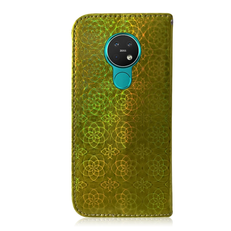 For Nokia 7.2 Solid Color Colorful Magnetic Buckle Horizontal Flip PU Leather Case with Holder & Card Slots & Wallet & Lanyard