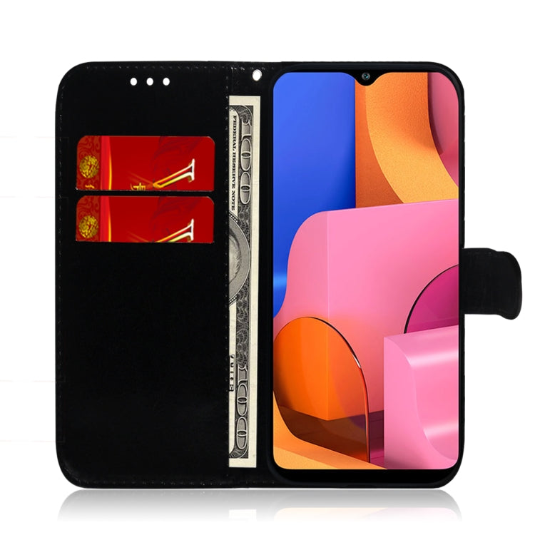 For Galaxy A20S Solid Color Colorful Magnetic Buckle Horizontal Flip PU Leather Case with Holder & Card Slots & Wallet & Lanyard