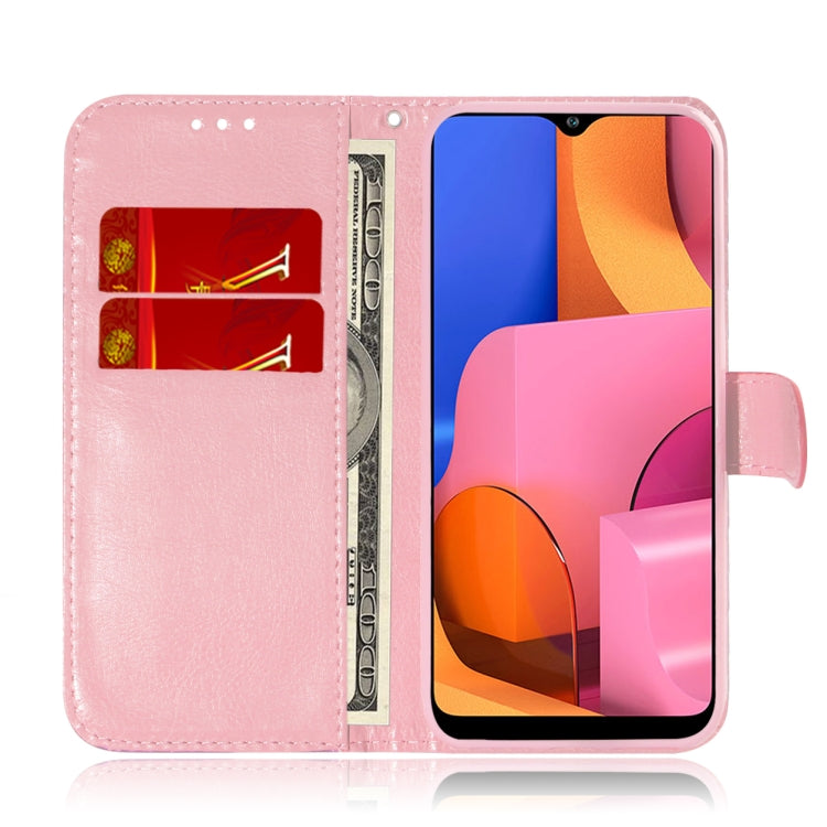 For Galaxy A20S Solid Color Colorful Magnetic Buckle Horizontal Flip PU Leather Case with Holder & Card Slots & Wallet & Lanyard