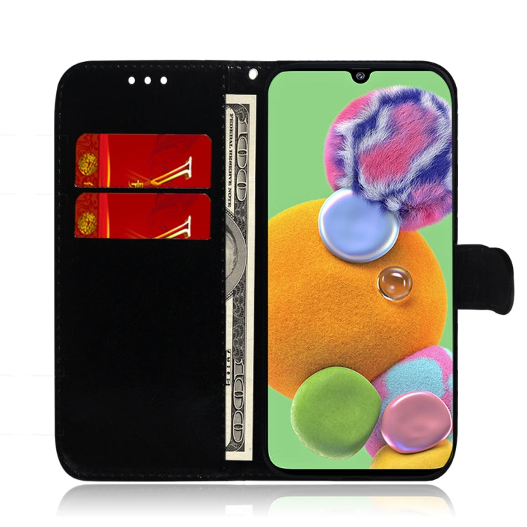 For Galaxy A90 5G Solid Color Colorful Magnetic Buckle Horizontal Flip PU Leather Case with Holder & Card Slots & Wallet & Lanyard