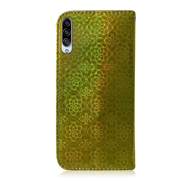 For Galaxy A90 5G Solid Color Colorful Magnetic Buckle Horizontal Flip PU Leather Case with Holder & Card Slots & Wallet & Lanyard