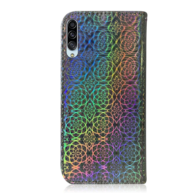 For Galaxy A90 5G Solid Color Colorful Magnetic Buckle Horizontal Flip PU Leather Case with Holder & Card Slots & Wallet & Lanyard
