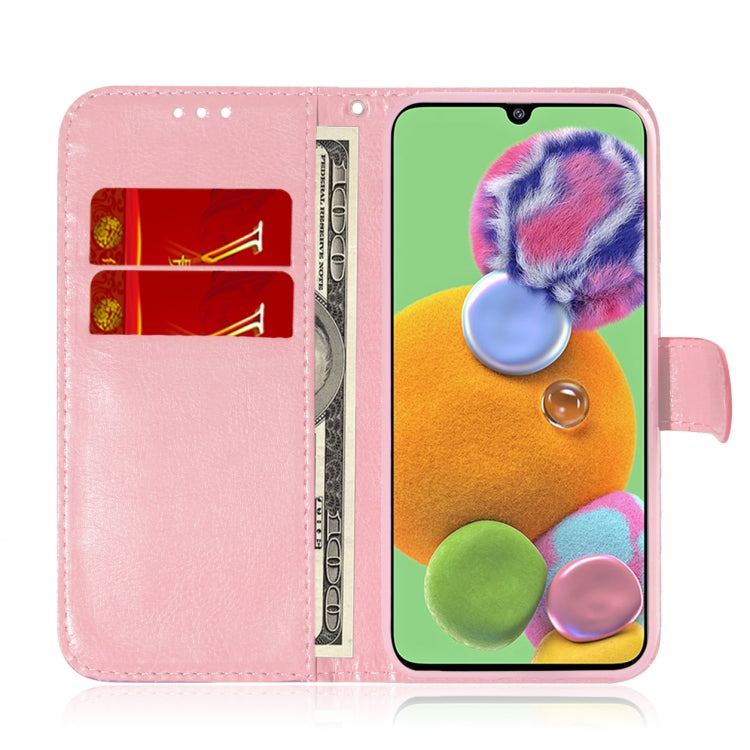 For Galaxy A90 5G Solid Color Colorful Magnetic Buckle Horizontal Flip PU Leather Case with Holder & Card Slots & Wallet & Lanyard