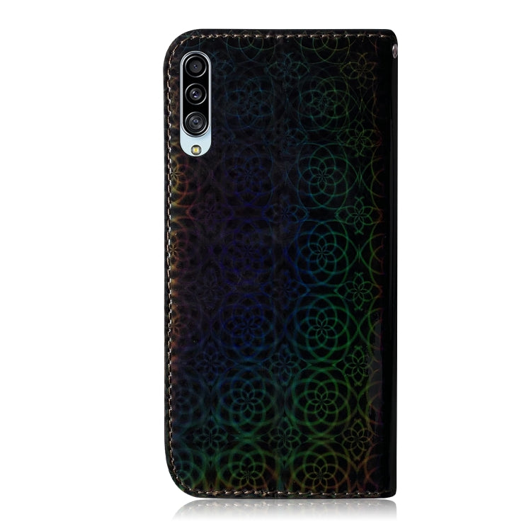 For Galaxy A90 5G Solid Color Colorful Magnetic Buckle Horizontal Flip PU Leather Case with Holder & Card Slots & Wallet & Lanyard
