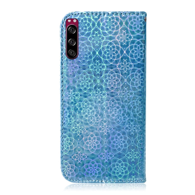For Sony Xperia 5 Solid Color Colorful Magnetic Buckle Horizontal Flip PU Leather Case with Holder & Card Slots & Wallet & Lanyard
