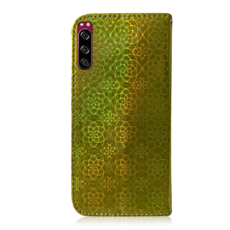 For Sony Xperia 5 Solid Color Colorful Magnetic Buckle Horizontal Flip PU Leather Case with Holder & Card Slots & Wallet & Lanyard