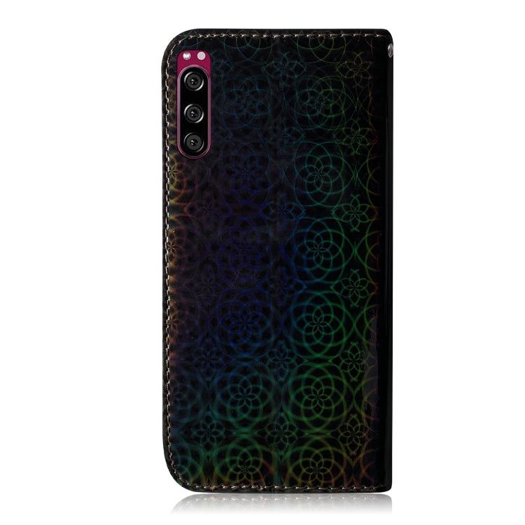 For Sony Xperia 5 Solid Color Colorful Magnetic Buckle Horizontal Flip PU Leather Case with Holder & Card Slots & Wallet & Lanyard