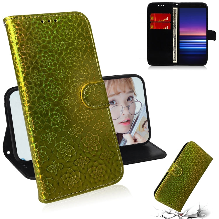 For Sony Xperia 20 Solid Color Colorful Magnetic Buckle Horizontal Flip PU Leather Case with Holder & Card Slots & Wallet & Lanyard
