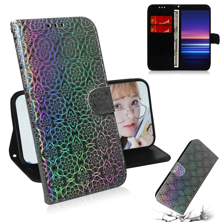 For Sony Xperia 20 Solid Color Colorful Magnetic Buckle Horizontal Flip PU Leather Case with Holder & Card Slots & Wallet & Lanyard