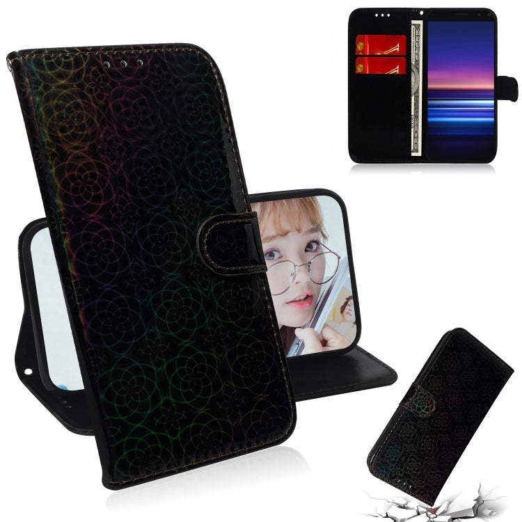 For Sony Xperia 20 Solid Color Colorful Magnetic Buckle Horizontal Flip PU Leather Case with Holder & Card Slots & Wallet & Lanyard