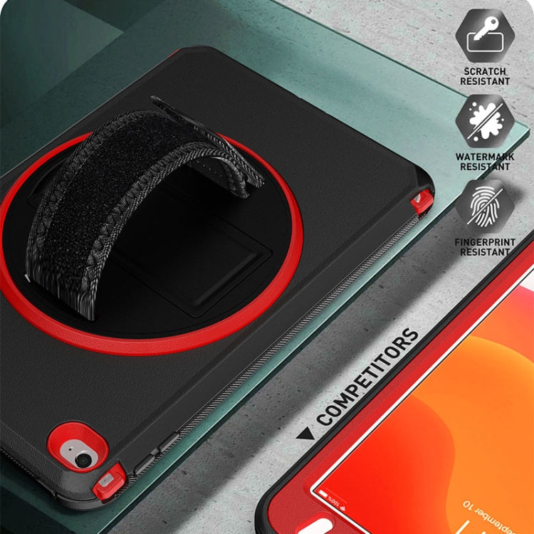 For iPad mini 6 360 Degree Rotation Turntable Robot Shockproof TPU + PC Protective Tablet Case with Holder & Hand Grip Strap & Shoulder Strap