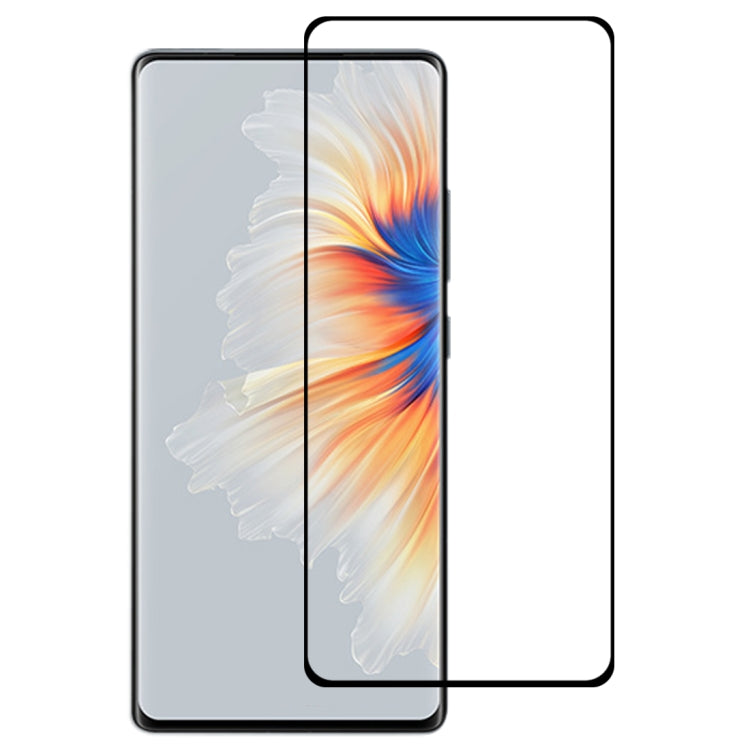 For Xiaomi Mi Mix 4 3D Curved Edge Full Screen Tempered Glass Film(Black)