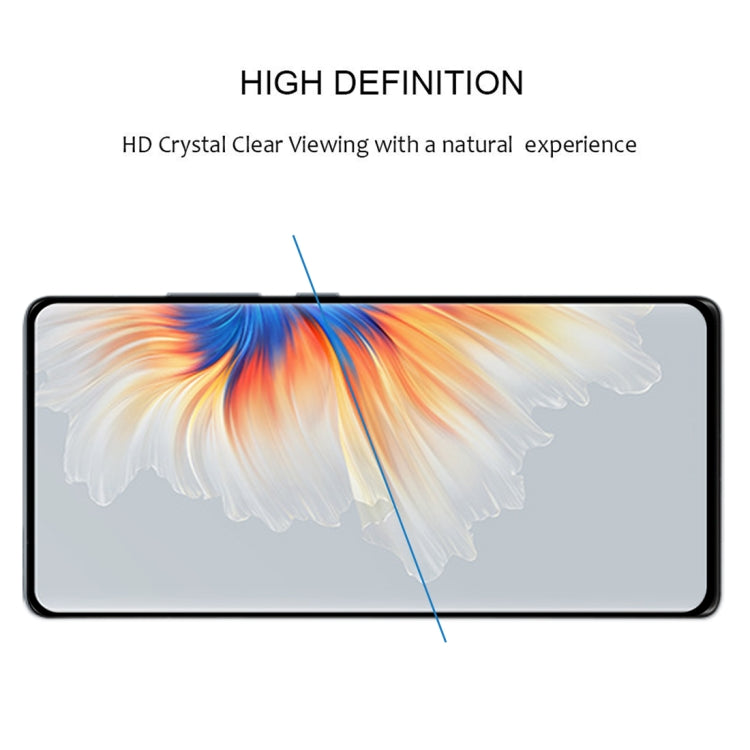 For Xiaomi Mi Mix 4 3D Curved Edge Full Screen Tempered Glass Film(Black)