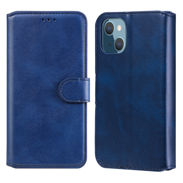 For iPhone 13 mini Classic Calf Texture PU + TPU Horizontal Flip Leather Case with Holder & Card Slots & Wallet