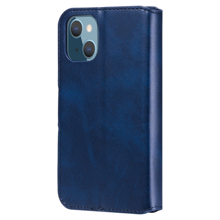 For iPhone 13 mini Classic Calf Texture PU + TPU Horizontal Flip Leather Case with Holder & Card Slots & Wallet