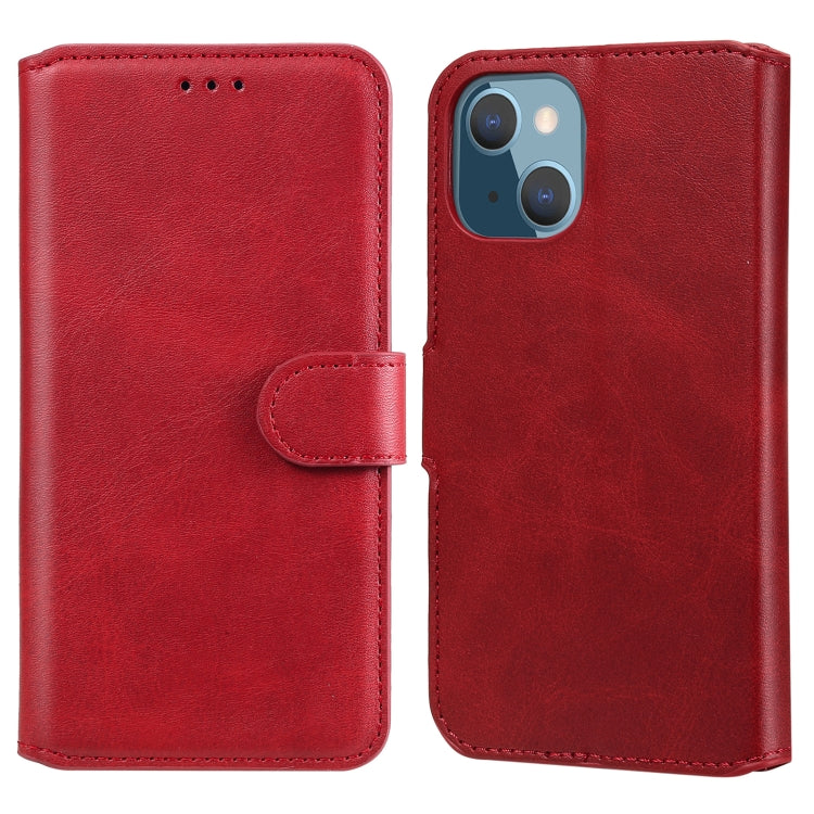 For iPhone 13 mini Classic Calf Texture PU + TPU Horizontal Flip Leather Case with Holder & Card Slots & Wallet