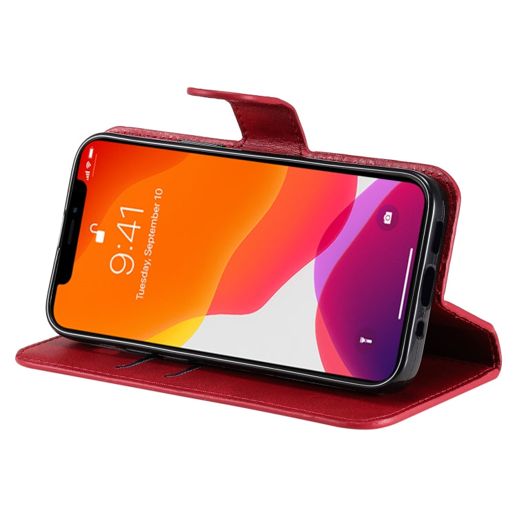 For iPhone 13 mini Classic Calf Texture PU + TPU Horizontal Flip Leather Case with Holder & Card Slots & Wallet