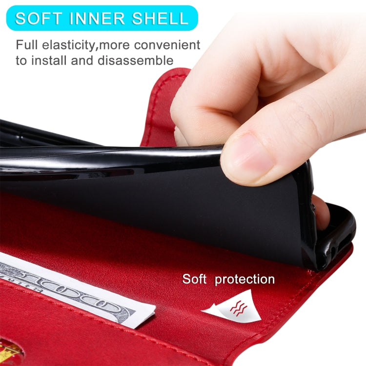 For iPhone 13 mini Classic Calf Texture PU + TPU Horizontal Flip Leather Case with Holder & Card Slots & Wallet