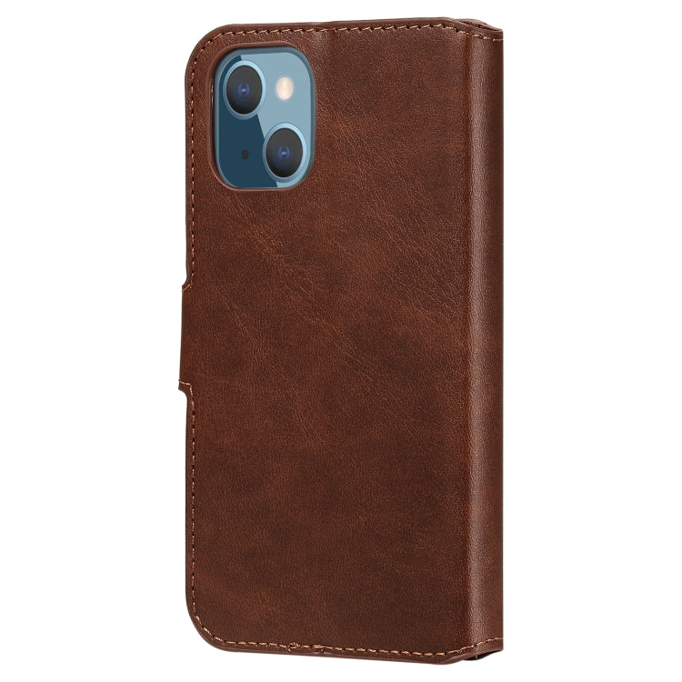 For iPhone 13 mini Classic Calf Texture PU + TPU Horizontal Flip Leather Case with Holder & Card Slots & Wallet
