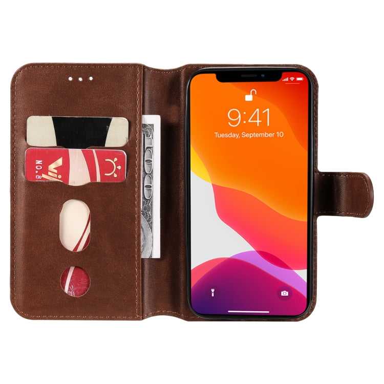For iPhone 13 mini Classic Calf Texture PU + TPU Horizontal Flip Leather Case with Holder & Card Slots & Wallet